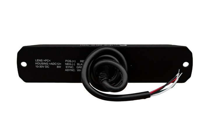 LED varselstråle blitslampe 7W gul LW0042