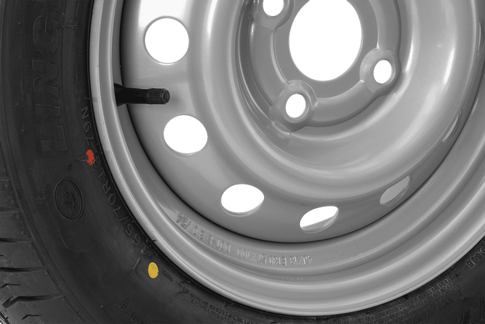 Komplett hjul DEKK LINGLONG 165/70 R13 79N FELG UNITRAILER 4Jx13"H2 4x100 ET:30