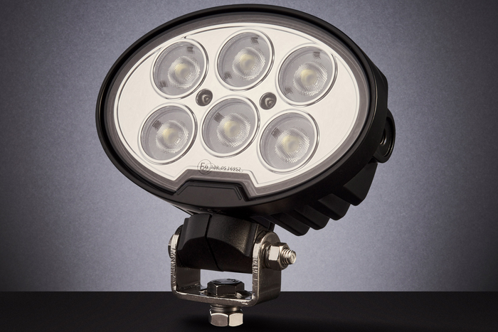 LED-arbeidslampereflektor TT TECHNOLOGY SVART TT.13359F 6xLED 4800lm oval