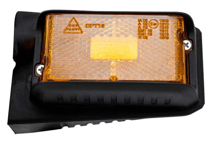 DOBPLAST DPT15 LED markeringslampe, oransje, universal, med holder