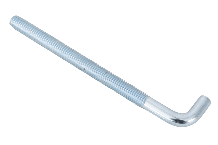 DROMET HP M8x120 konstruksjonskrok med vinklet ende (rett)