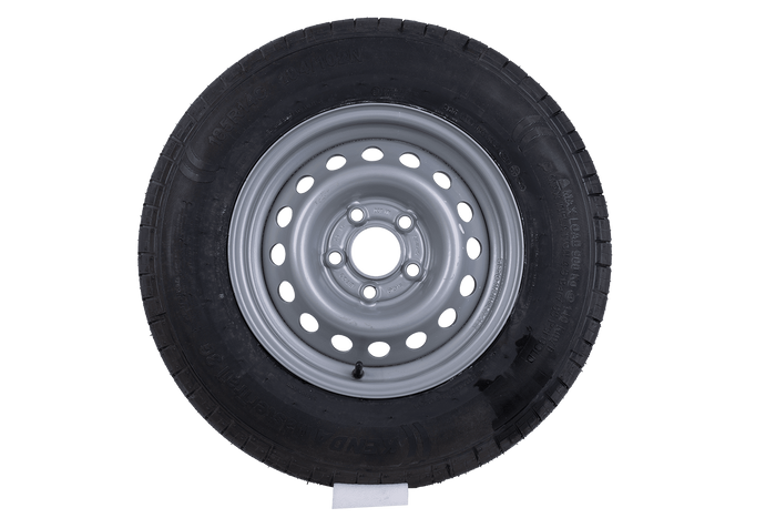 OUTLET Forsterket hjul for tilhenger KENDA DEKK 185/80 R14C 104/102N KENDA FELG 5.5Jx14"H2 5x112 ET:30