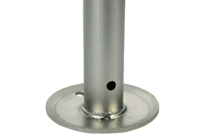 Uttrekkbar sveivstøtte WINTERHOFF ST48-120 for 150 kg tilhenger 600-820 mm