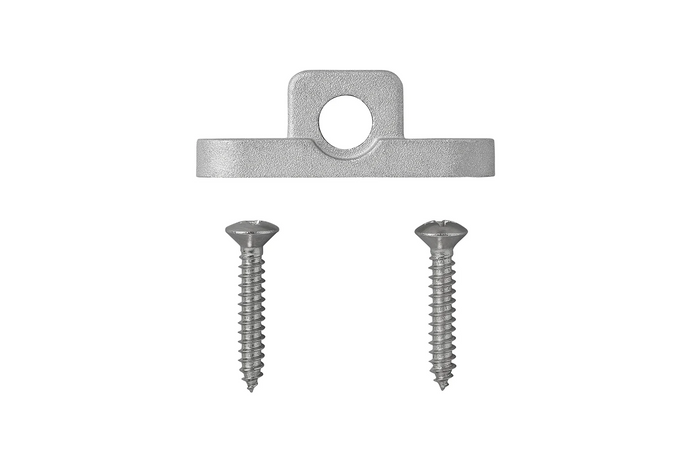Sett med tre horisontale metallmaljer for ProPlus-markisen, monteringsbraketter for markiseramme