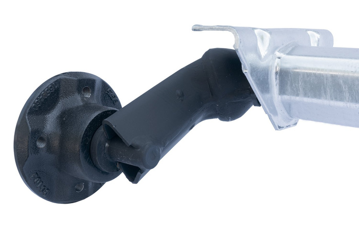 AL-KO OPTIMA ubremset aksel for tilhenger 750kg 1070mm 1380mm 4x100