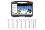 Sett med teltplugger ProPlus 361736V02 metallplugger i en eske 15 stk.