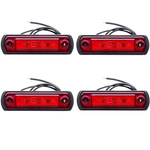 Sett med fire HORPOL LD 677 LED universelle markeringslamper