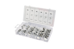 YATO YT-36460 naglemuttersett i aluminium, størrelse M3-M10, 150 deler