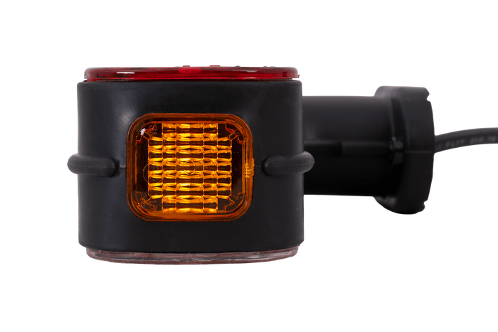 ASPÖCK SUPERPOINT II venstre markeringslampe på gummiarm