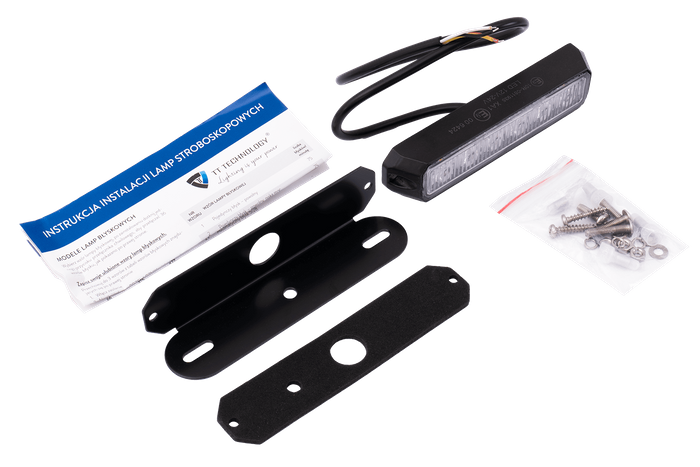 TT Technology TT.173-6 LED strobe varsellampe, oransje