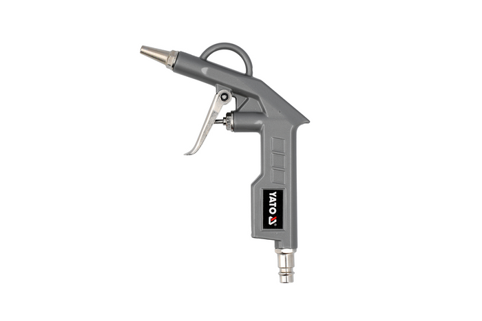 YATO YT-23780 pneumatisk sett for oppblåsing av dekk, baller, madrasser, 6 deler
