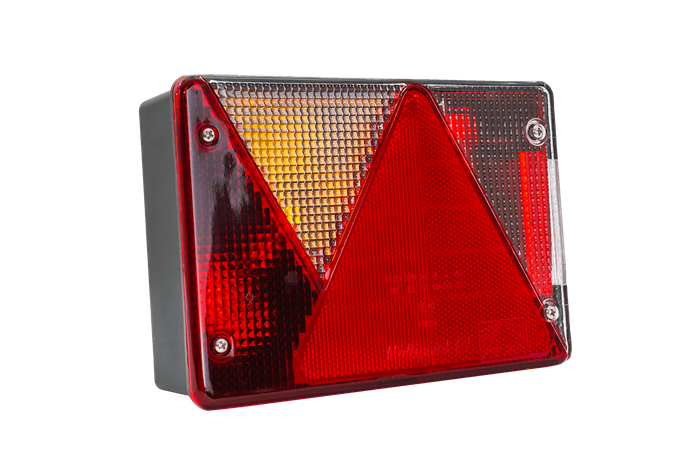 ASPÖCK Multipoint IV baklykt, 6 funksjoner, venstre