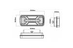 KAMAR X-SPIDER L2430+L2431 baklykter bajonett 5PIN 7 funksjoner venstre+høyre
