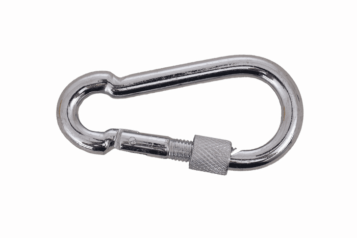 Karabinkrok med sikring for tau DROMET KSZ.7.70 brannmannskarabinkrok 7x70mm