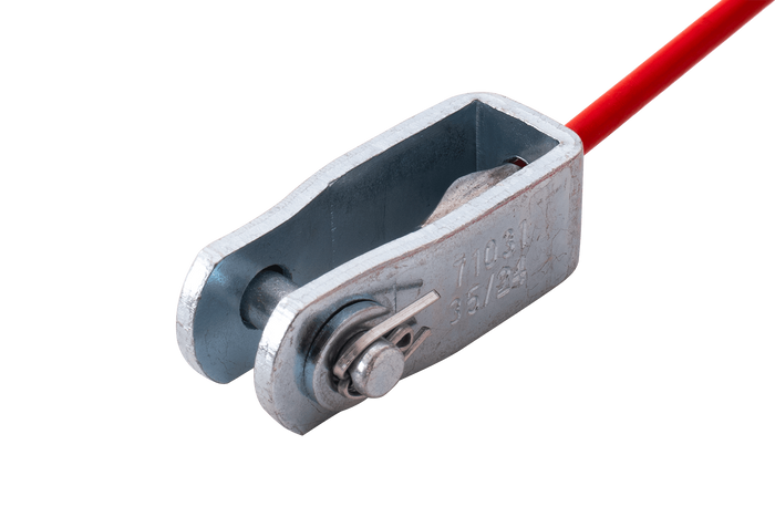 Nødsikkerhetsbrytertau KNOTT brytertau med karabinkrok 1700 mm