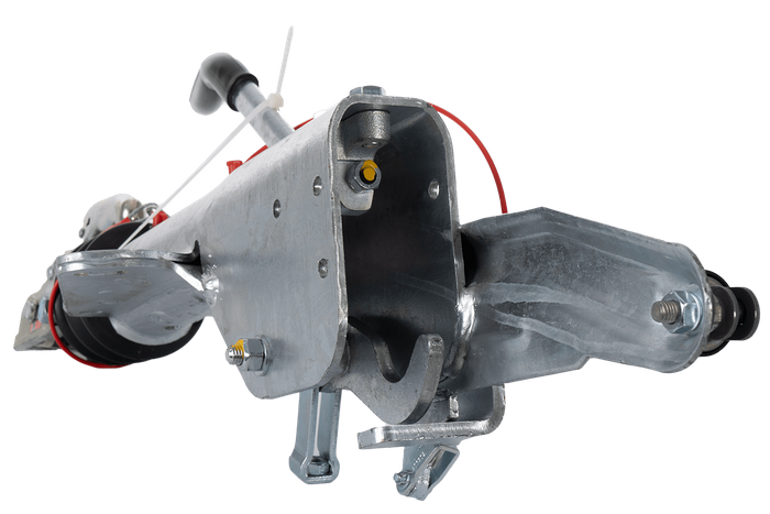 KNOTT KF27B påløpsanordning med K27A tilhengerfeste for en 2700 kg tilhenger med V-type drag