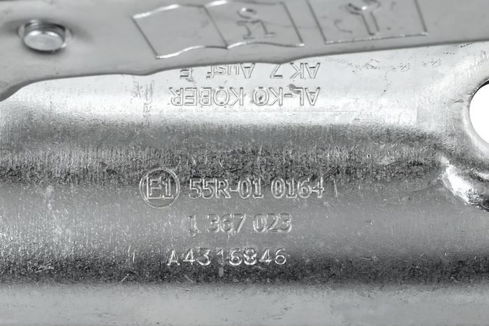 AL-KO AK7 PLUS kulekobling for 750 kg tilhenger med 50 mm rørformet dragstang