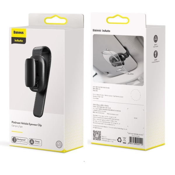 BASEUS Platinum Bilholder for briller og dokumenter