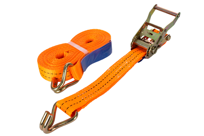UNITRAILER 8m/35mm/2t oransje transportbånd med strammer