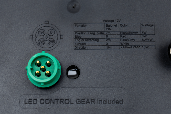 Baklys FRISTOM FT-270 LED CANBUS 6 fungerer høyre