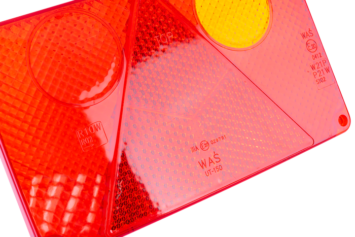 WAŚ W21P baklyktdeksel, høyre