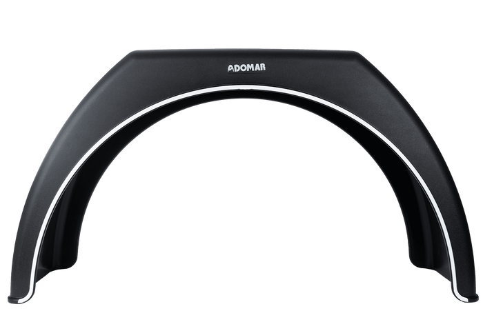 Tilhengerskjerm 14-17" DOMAR DK3110 flat hjulbue 870/260mm