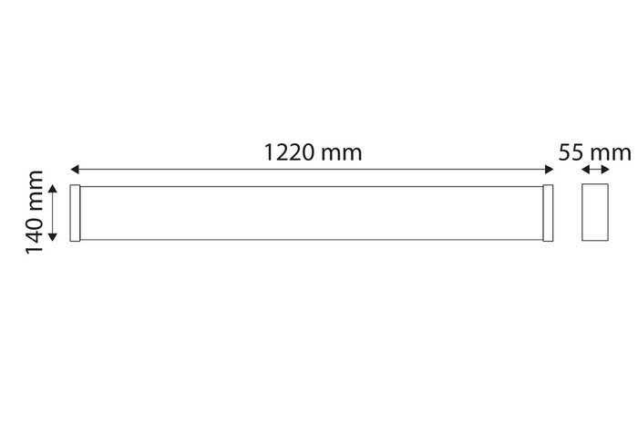 Lyspanel for TT TECHNOLOGY TT.12020 tilhenger LED-baklys 5 funksjoner