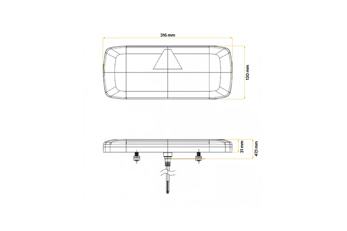TruckLED L1918 LED baklykt, 6 funksjoner, venstre