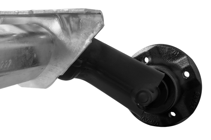 AL-KO OPTIMA ubremset aksel for tilhenger 750kg 1300mm 1730mm 4x100