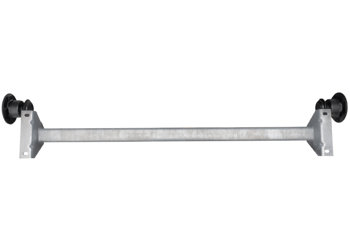 KNOTT VG7-L ubremset aksel for UNITRAILER henger 750kg 1260mm 1560mm 4x100