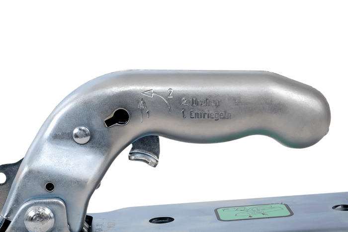 KNOTT KQ14-C kulekobling for 1400 kg tilhenger med 70 mm firkantet dragstang