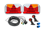Lyssett: FRISTOM FT-170 LED-baklys + FRISTOM FT-009 LED-sidemarkeringslys + MANTES 7m 13-PIN sele