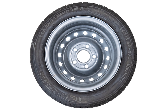 UTSALG Forsterket felg for tilhenger KENDA DEKK 195/50 R13C 104/102N KENDA FELG 6Jx13"H2 5x112 ET:30