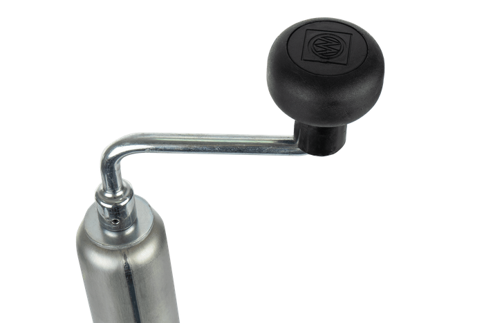 Uttrekkbar sveivstøtte WINTERHOFF ST48-120 for 150 kg tilhenger 600-820 mm