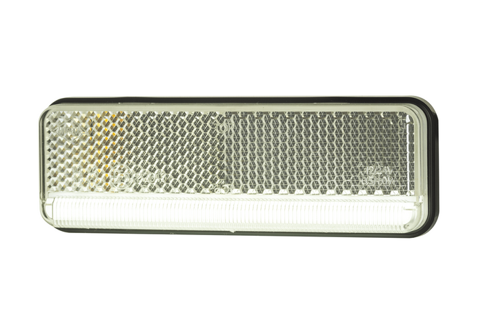 HORPOL LD 2434 LED-markeringslampe, universal, hvit, SLIM