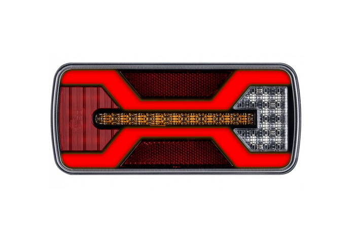 KAMAR X-SPIDER L2424 LED baklys 5 funksjoner universal