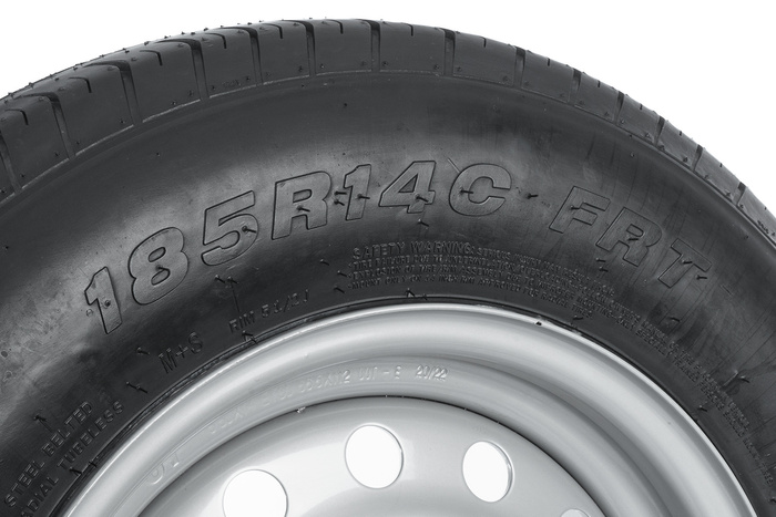 Forsterket hjul for tilhenger DEKK LINGLONG 185/80 R14C 104/102N FELG UNITRAILER 5,5Jx14"H2 5x112 ET:30