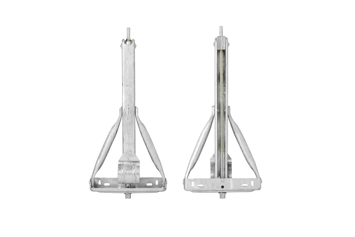 ProPlus 361504 uttrekkbar hjørnestøtte for 750 kg tilhenger 495 mm