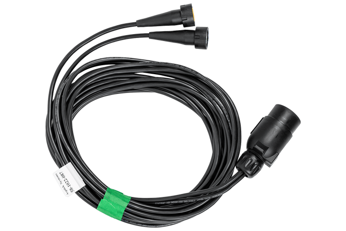 ASPÖCK 58-1022-087 elektrisk installasjon tilhengerledning 4,5 m 7PIN-plugg bajonetter 2x5PIN
