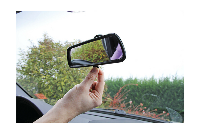 Innvendig bakspeil LAMPE 213x55 mm