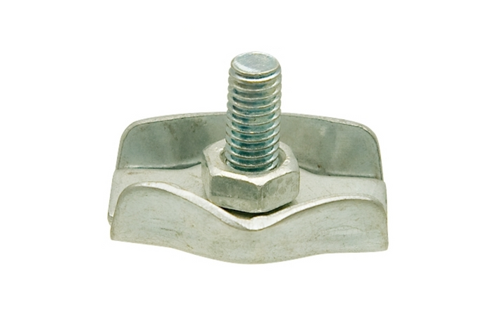 Enkelt sadeltauklemme DROMET ZLS1.4 klemme for 4 mm tau