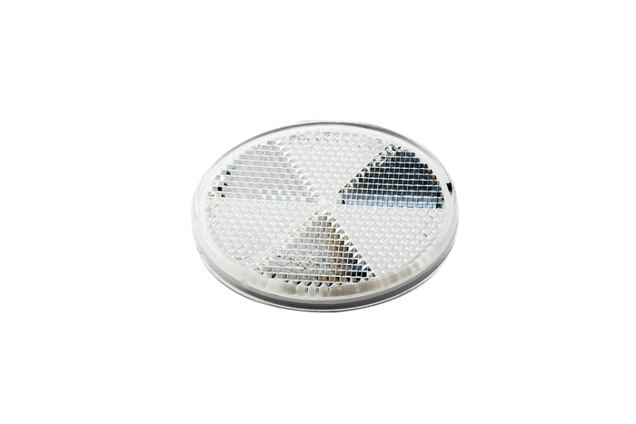 Rund selvklebende reflektor hvit WAŚ 61mm reflektor