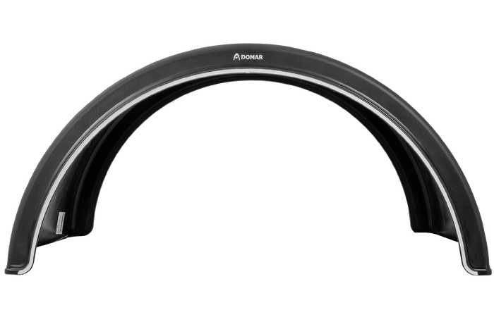 Dobbelskjerm for tilhenger 19,5-22,5" DOMAR DK1670 hjulbue 1280/650 mm