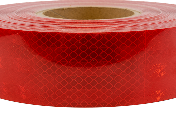 Kontur reflekterende tape rød - hel rull