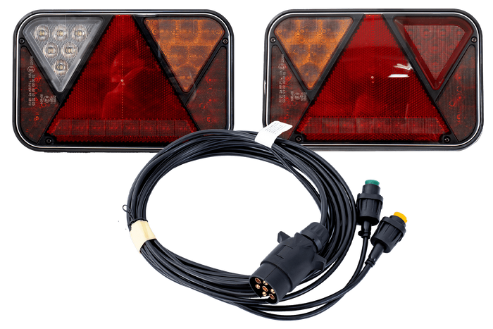 FRISTOM LED-baklykter + MANTES 4m 7PIN-ledning