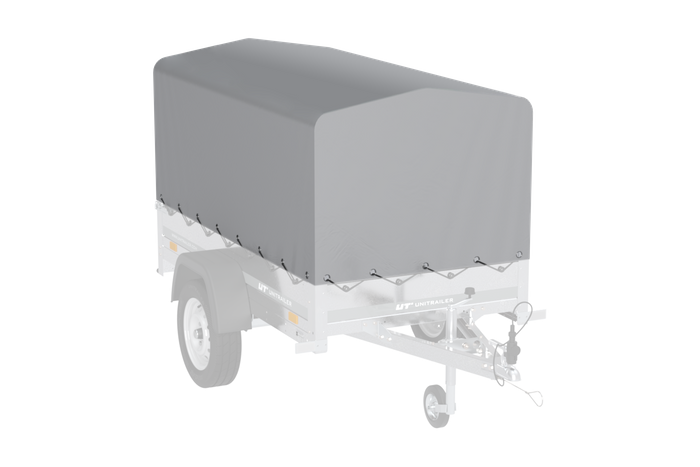 Rammedeksel h-800 UNITRAILER presenning for tilhenger 200x106cm HAGE 200 KIPP