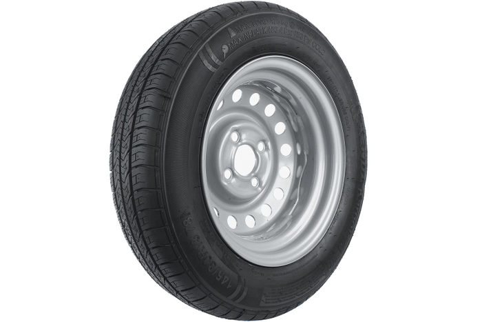 Sett med to hjul for tilhengere UNITRAILER / TEMARED / BRENDERUP / STEMA / BÖCKMANN DEKK KENDA 145/80 R13 78N STARCO FELGER 4Jx13"H2 4x100 ET:30