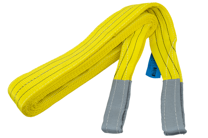 HEFFA kranbelte 6m/90mm/3t med løkker