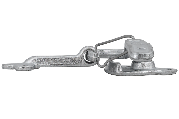 Venstre sidekobling med WINTERHOFF WV 20-L + WVG 20-A feste, komplett tilhengersidelukking