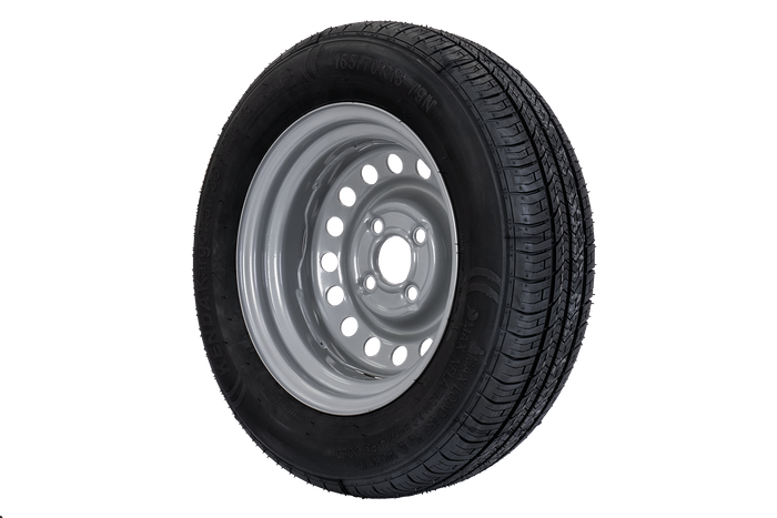 Sett med to hjul til henger KENDA DEKK 165/70 R13 79N KENDA FELG 4Jx13"H2 4x100 ET:30